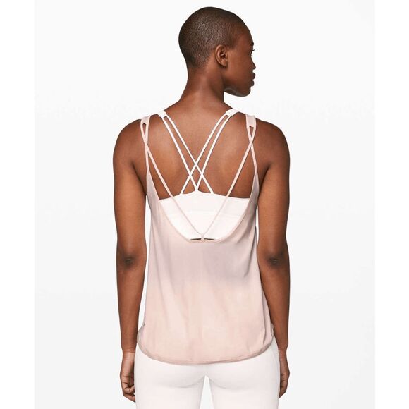 Lululemon Let It Slip Sheer Soft Stretchy Athletic Tank Top Size Large - Picture 9 of 9